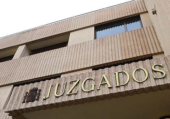Fachada de los juzgados, en imagen de archivo.