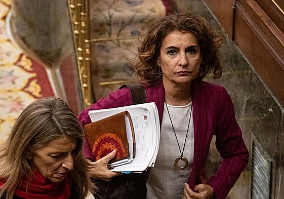 La vicepresidenta primera y ministra de Hacienda, María Jesús Montero