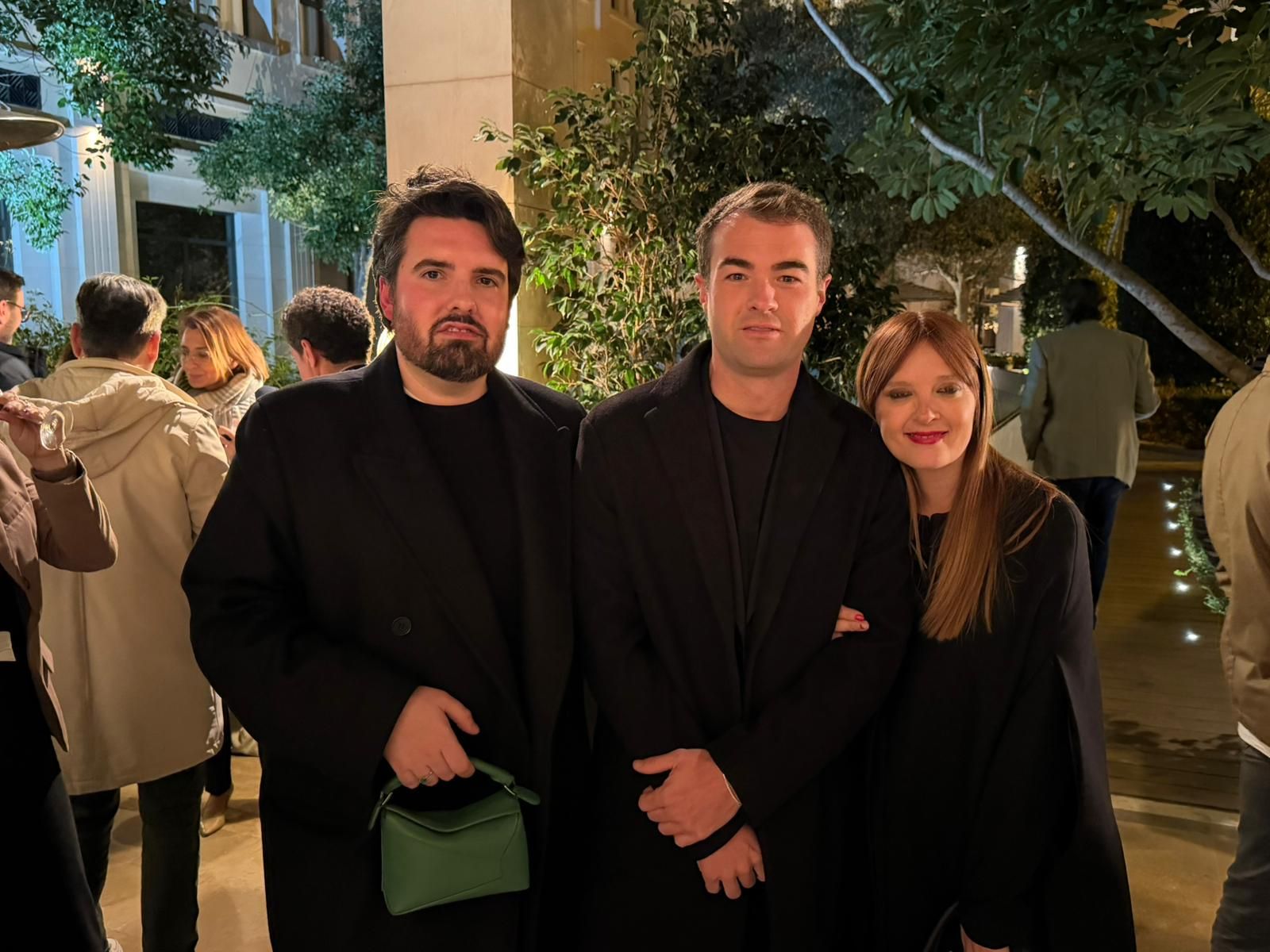 Sigfrido Serra, con Nuel Puig y Eli Escorihuela.