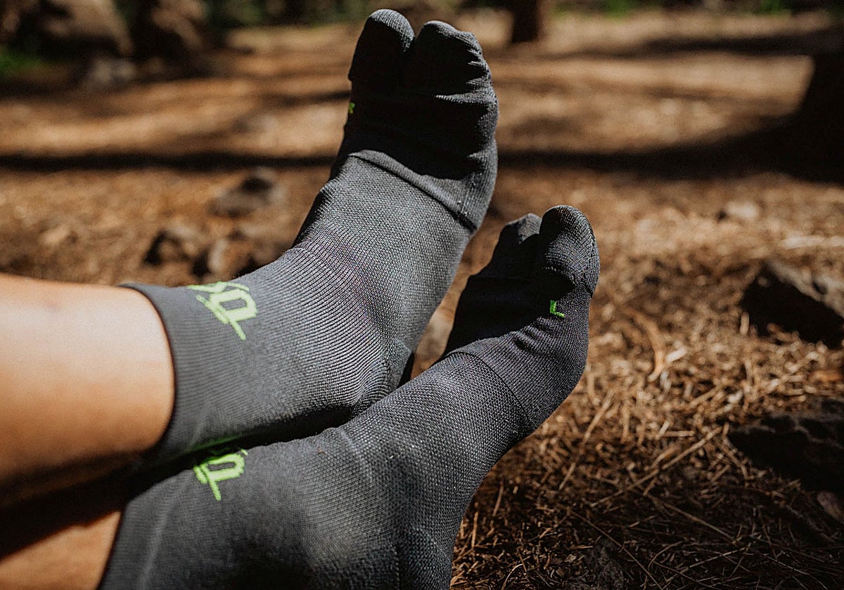 Calcetines de la empresa emergente Podoks.