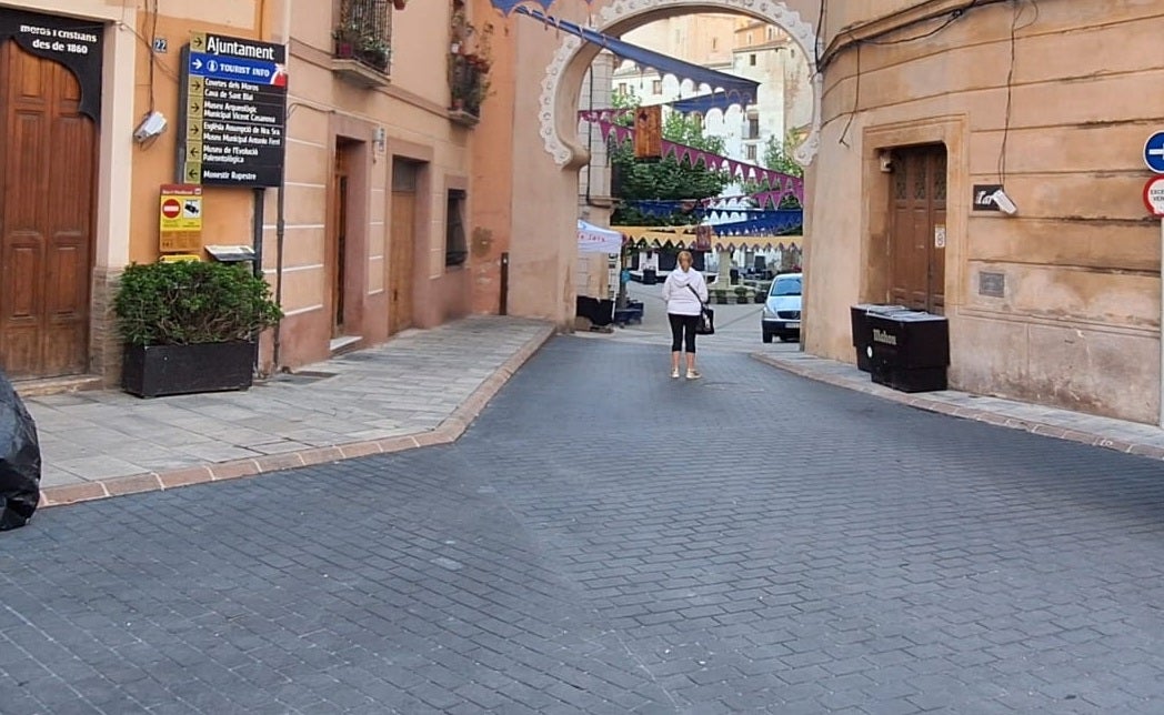 Centro urbano de Bocairent.