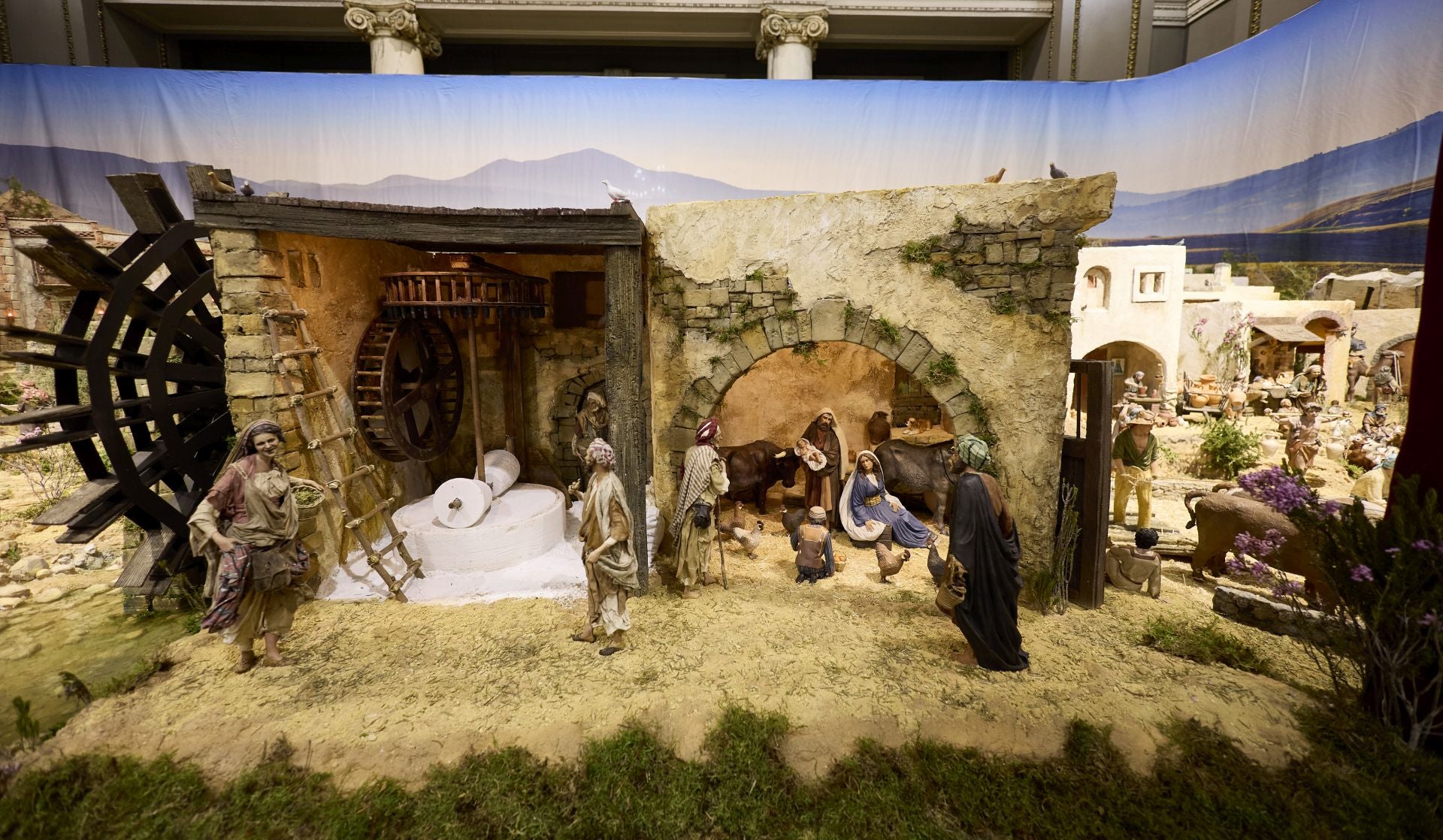FOTOS | Así es el Belén del Salón de Cristal del Ayuntamiento de Valencia