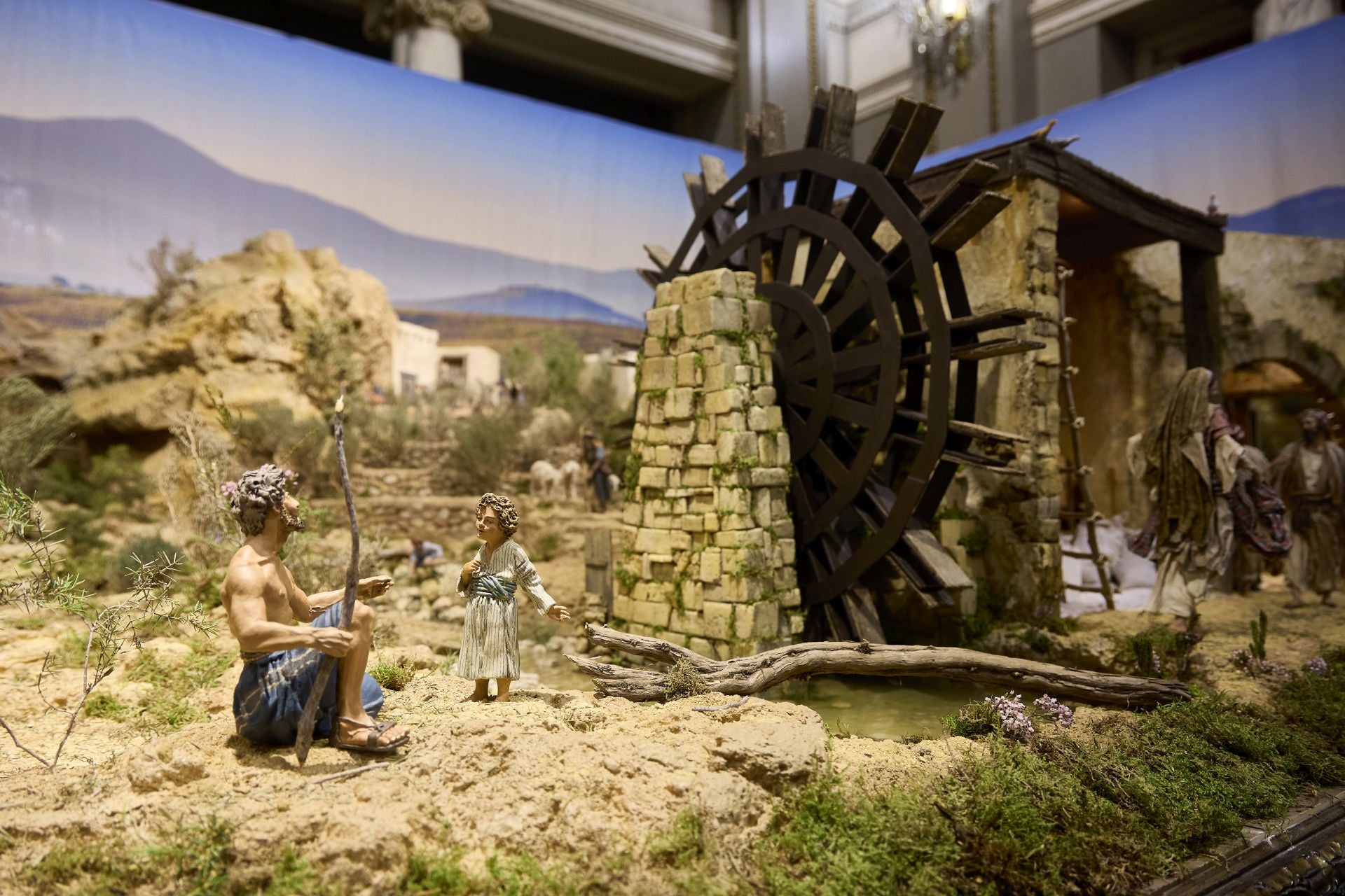 FOTOS | Así es el Belén del Salón de Cristal del Ayuntamiento de Valencia