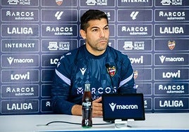 Álvaro del Moral en rueda de prensa.