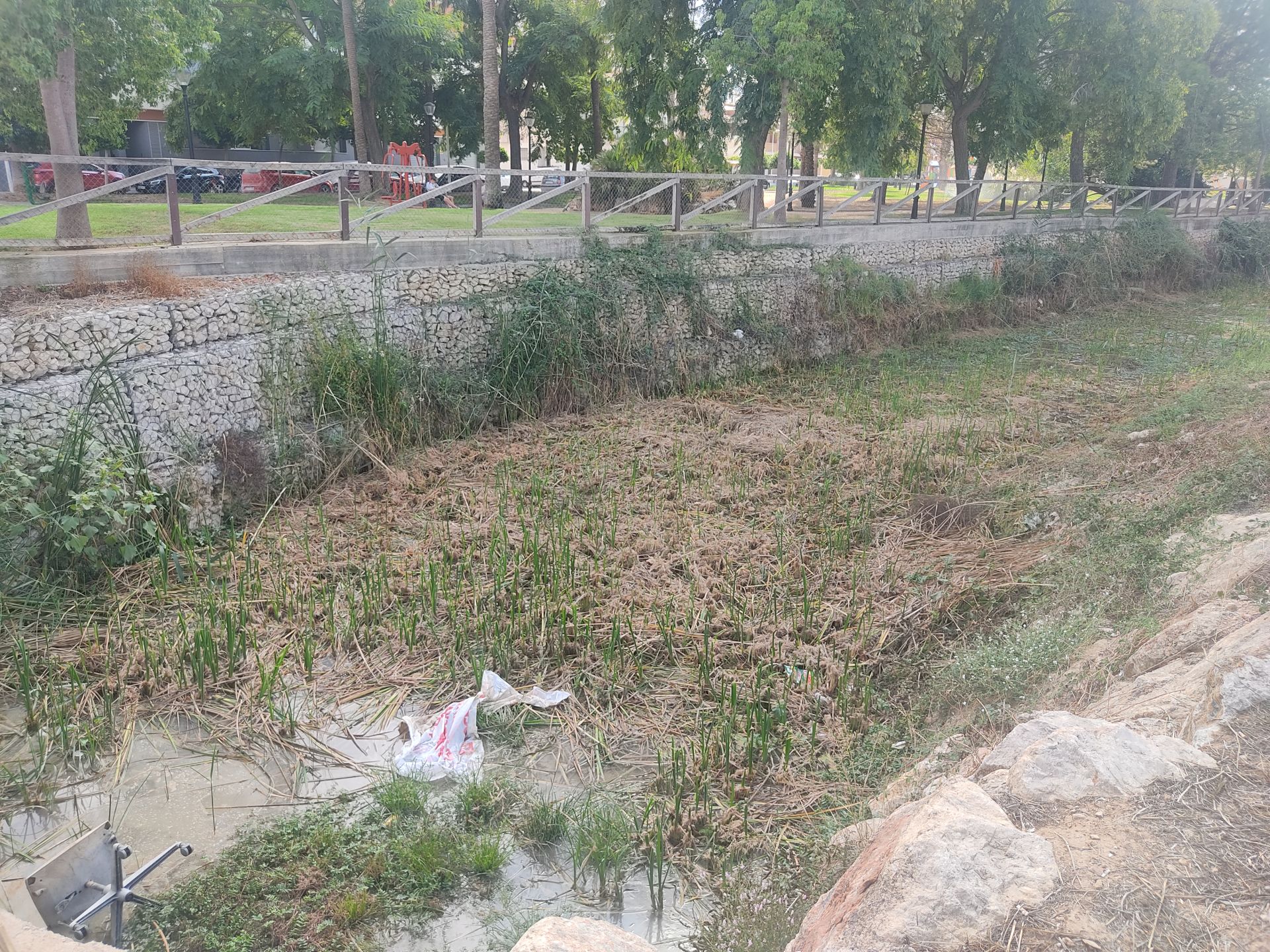 Barranco que cruza la localidad de Montserrat.