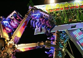 Feria de atracciones en Valencia