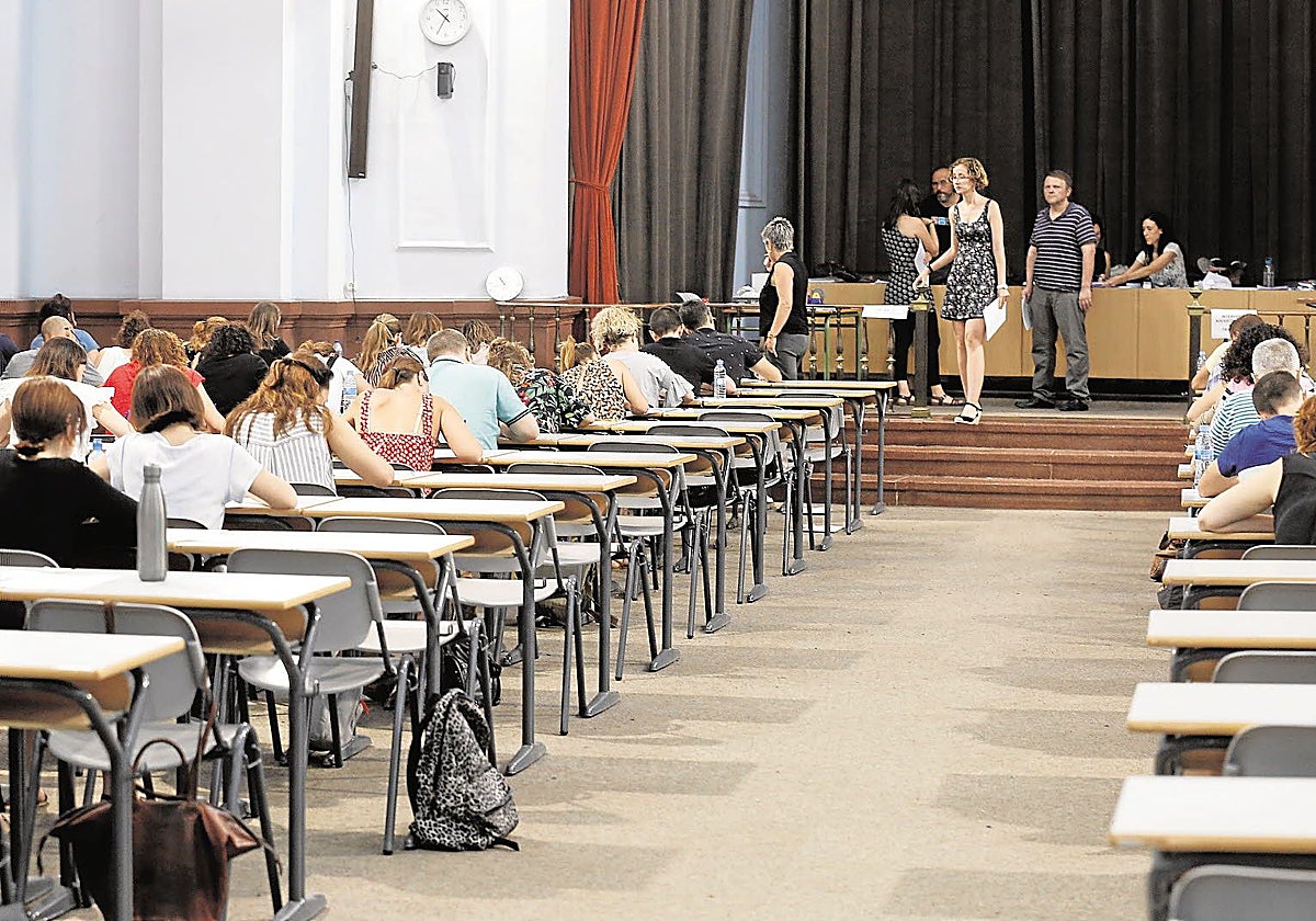 Oposiciones de Secundaria de 2019, en una imagen de archivo.