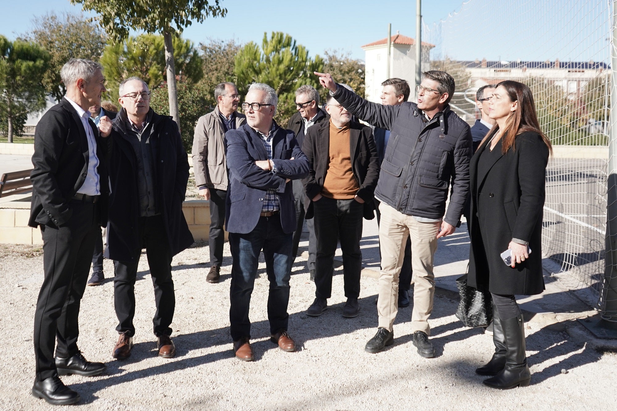 Visita a los terrenos de la futura Facultad de Veterinaria.