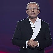 El presentador Jorge Javier Vázquez, en el plató de 'Gran Hermano'.