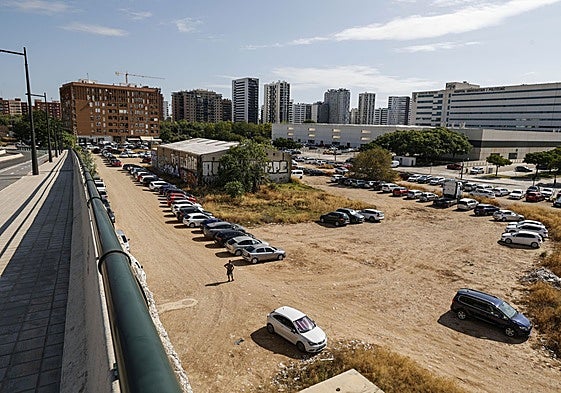 Solares de PAI de Malillla Sur donde se levantarán las nuevas viviendas.