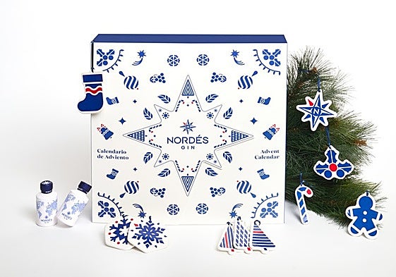 Ginebra y colgantes de Navidad de Nordés.
