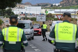 Operativo de la DGT, en una imagen de archivo.