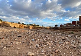 El barranco del Poyo, a su paso por Torrent.