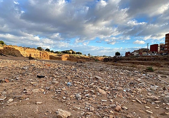 El barranco del Poyo, a su paso por Torrent.