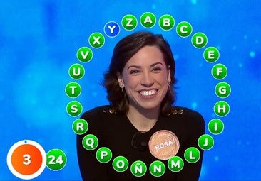 Pasapalabra: «Tres segundos. Es todo lo que separará a Rosa de un bote de 2.542.000 euros. Muy pronto»