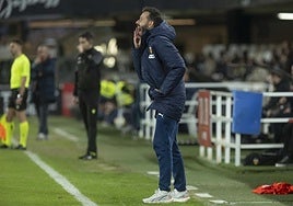 Carlos Corberán, en Cartagena.