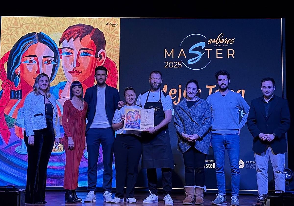 Momento de la entrega de premios.