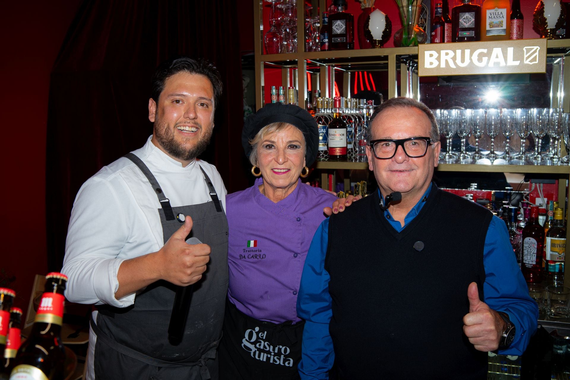 Sergio Paolini, Adele Crispino y Carlo D'Anna.
