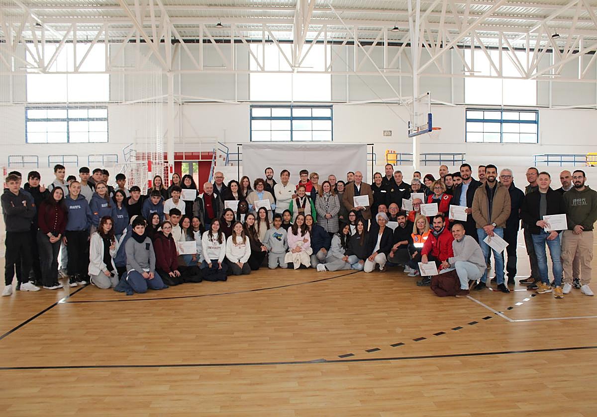 Acto de entrega de reconocimiento al voluntariado.