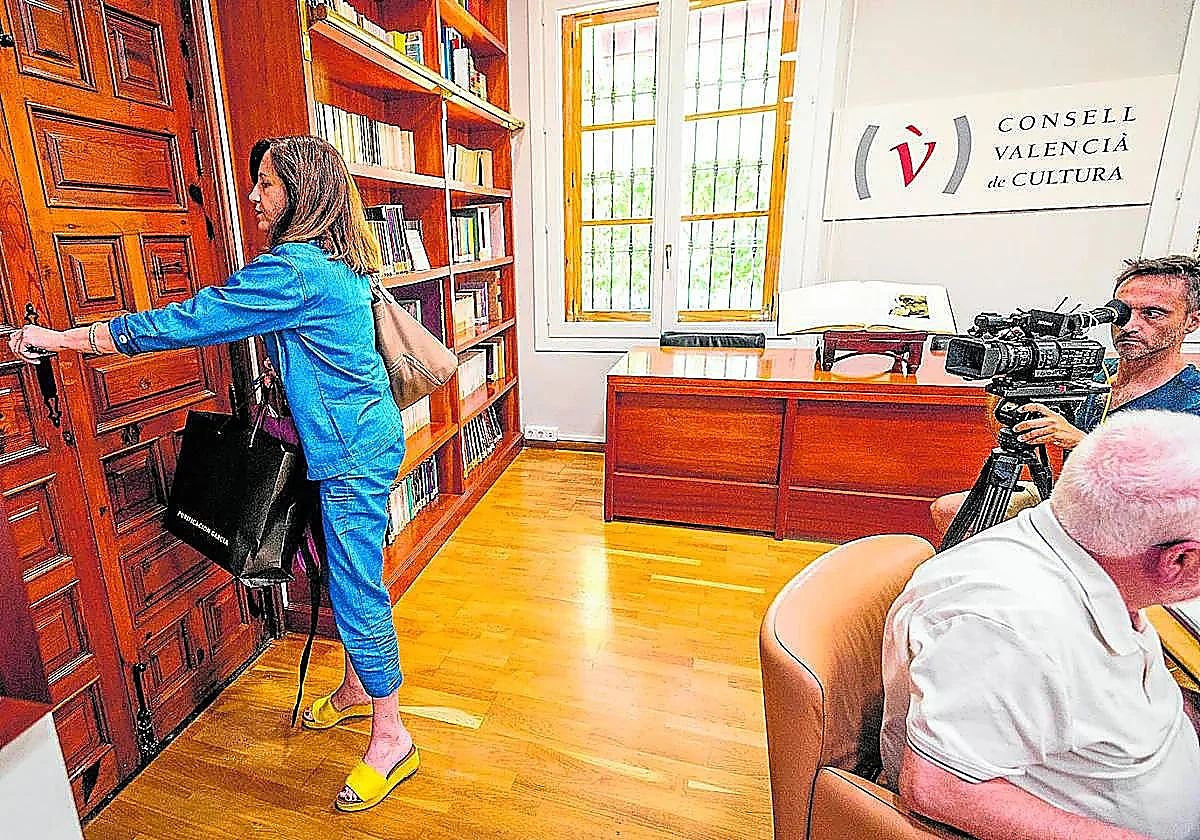 Marta Alonso, en la sede del Consell Valencià de Cultura.