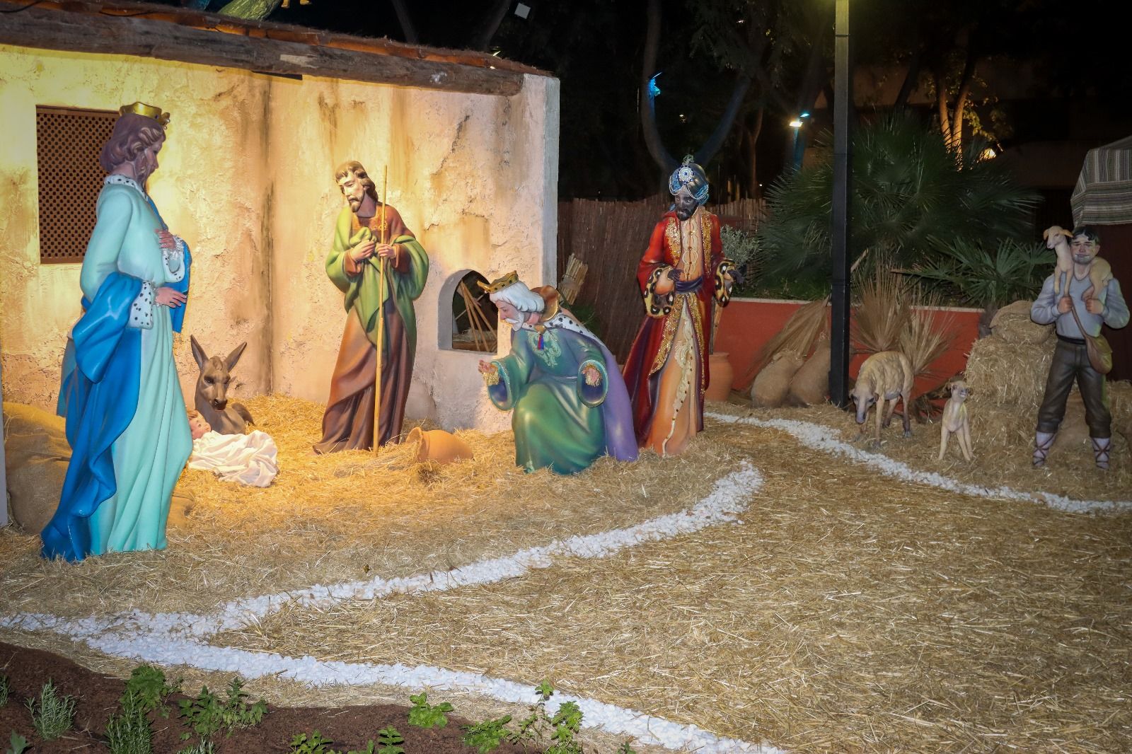 Nacimiento del belén municipal de Torrent.