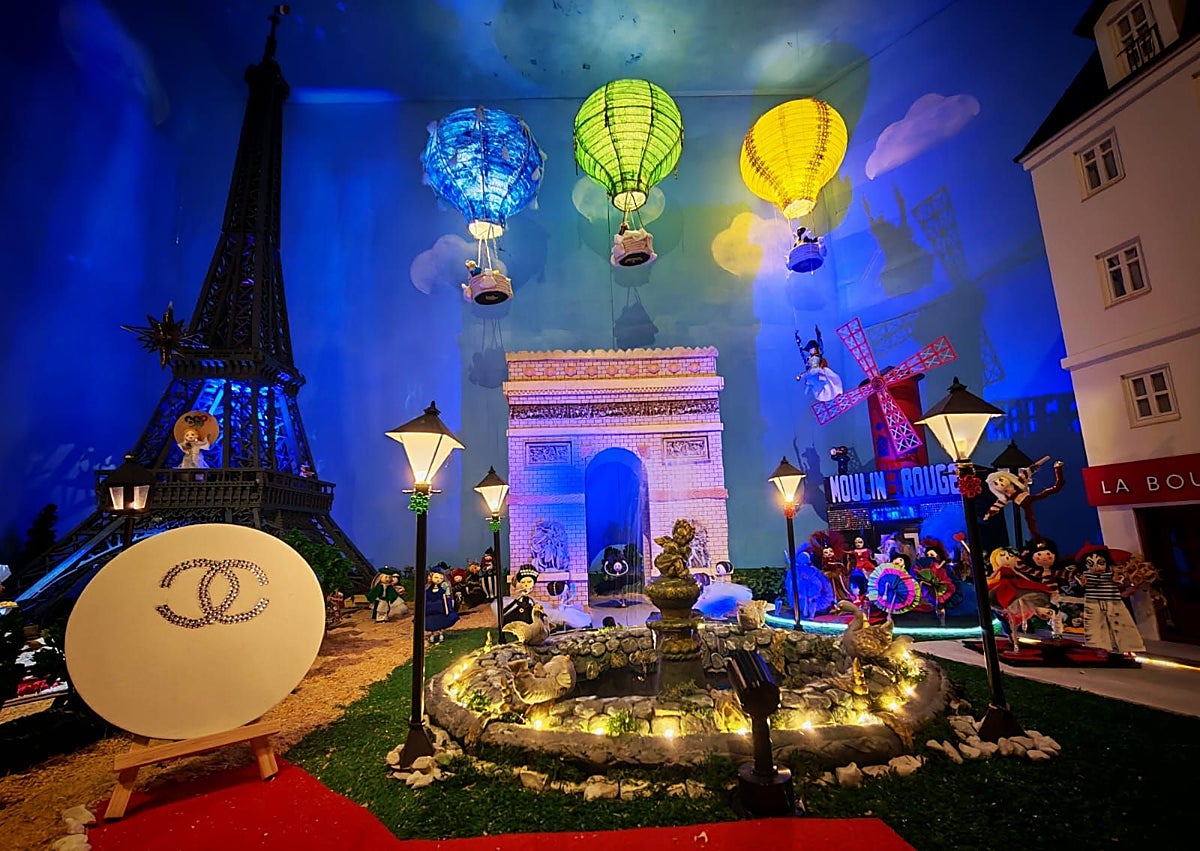 Imagen secundaria 1 - escenarios parisinos del belén de Doctor Gil y Mortes.