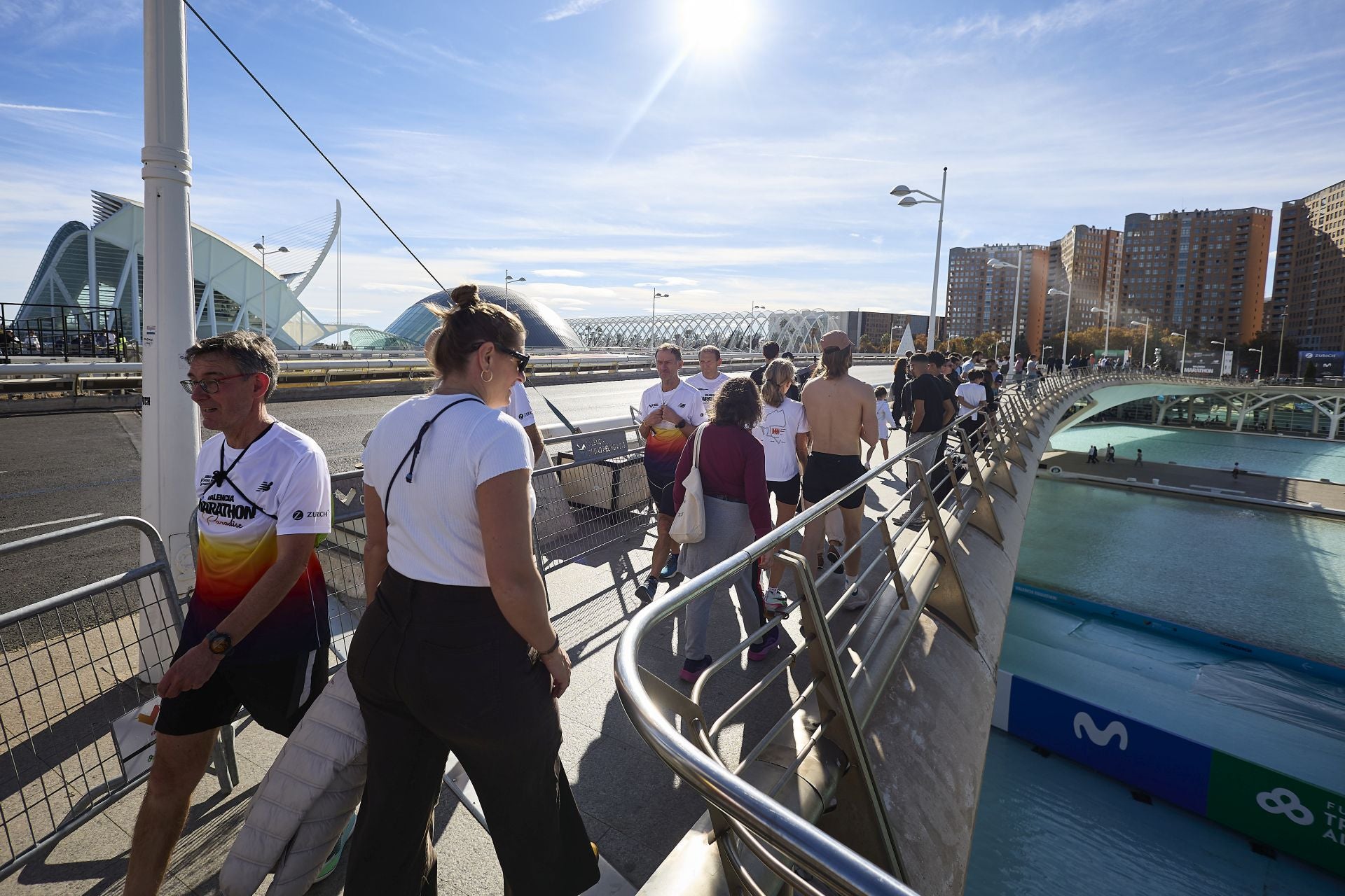 FOTOS | La Ciudad de las Artes y las Ciencias la víspera del Maratón de Valencia 2025