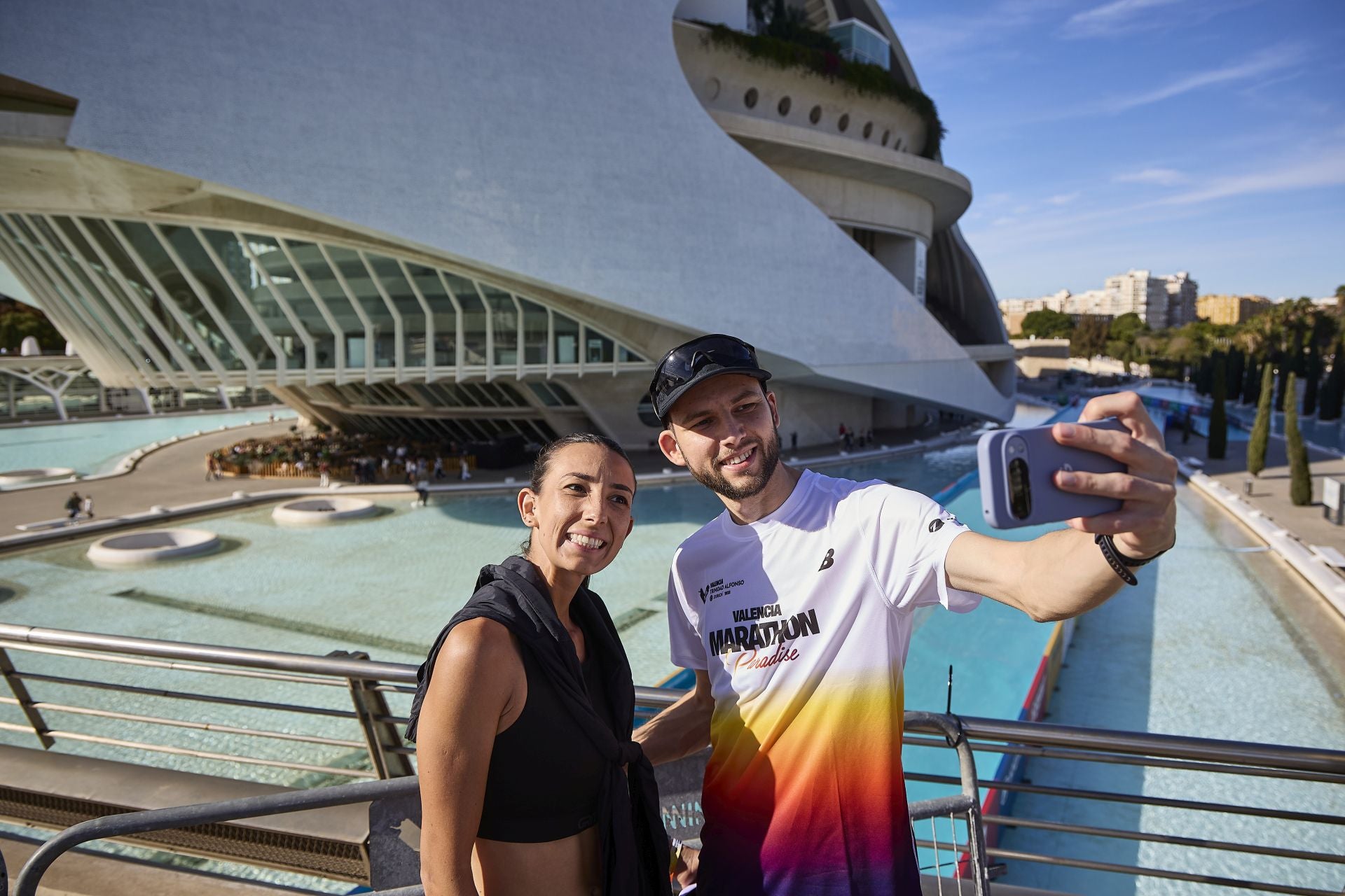 FOTOS | La Ciudad de las Artes y las Ciencias la víspera del Maratón de Valencia 2025