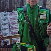 Venta de cupones de la ONCE.