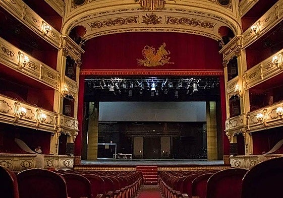 El interior del teatro Principal de Valencia.