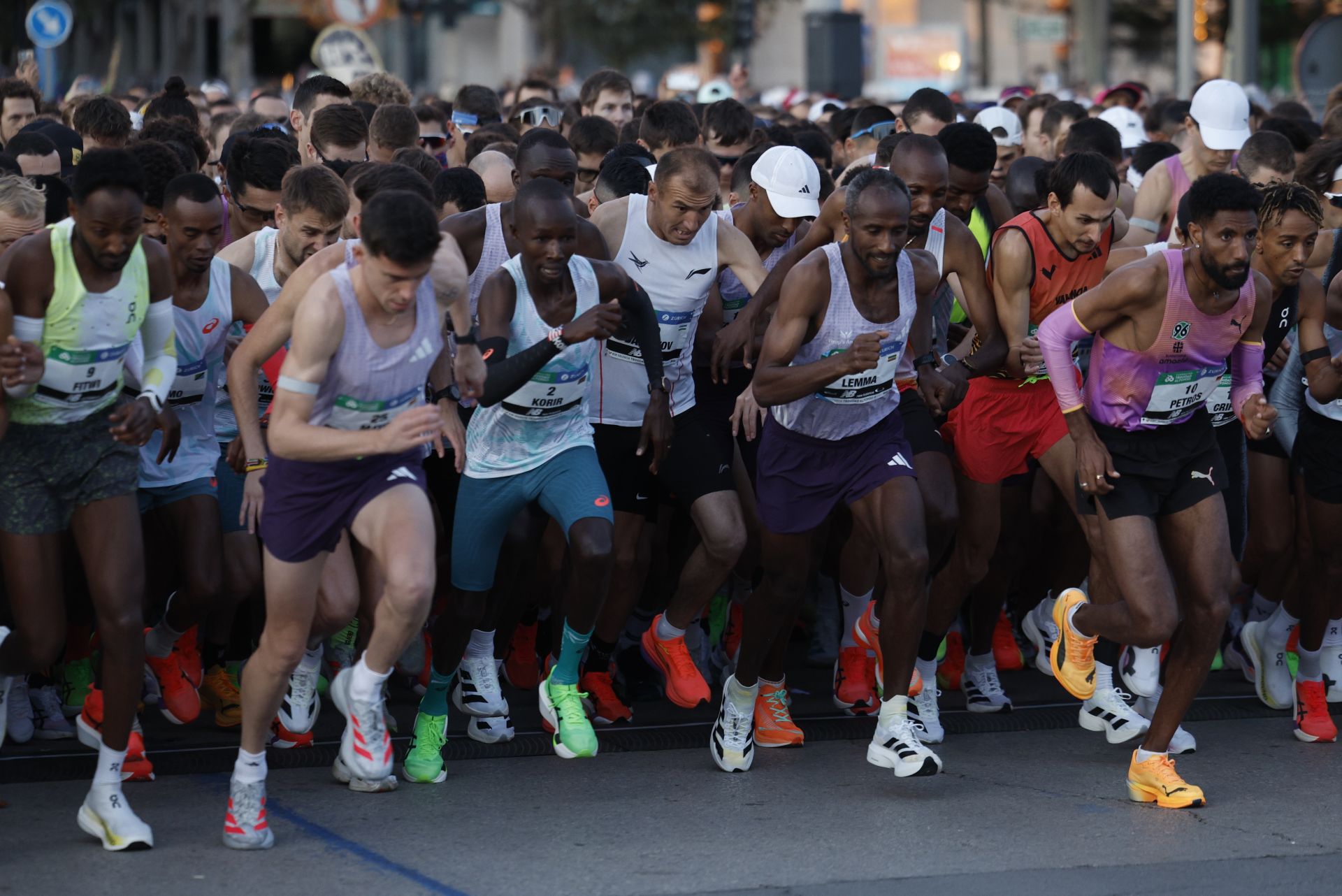 Fotos de la salida del Maratón de Valencia