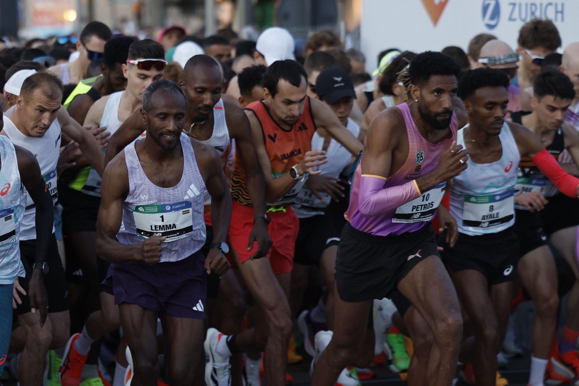 Fotos de la salida del Maratón de Valencia