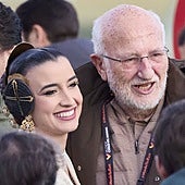 Juan Roig, junto a Carmen Prades, la Fallera Mayor de Valencia de 2026.