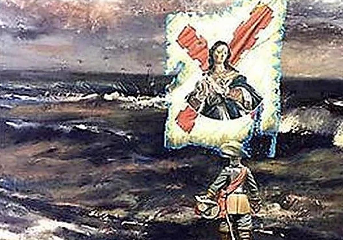 Obra 'La fe', de Augusto Ferrer-Dalmau, el pintor de batallas.