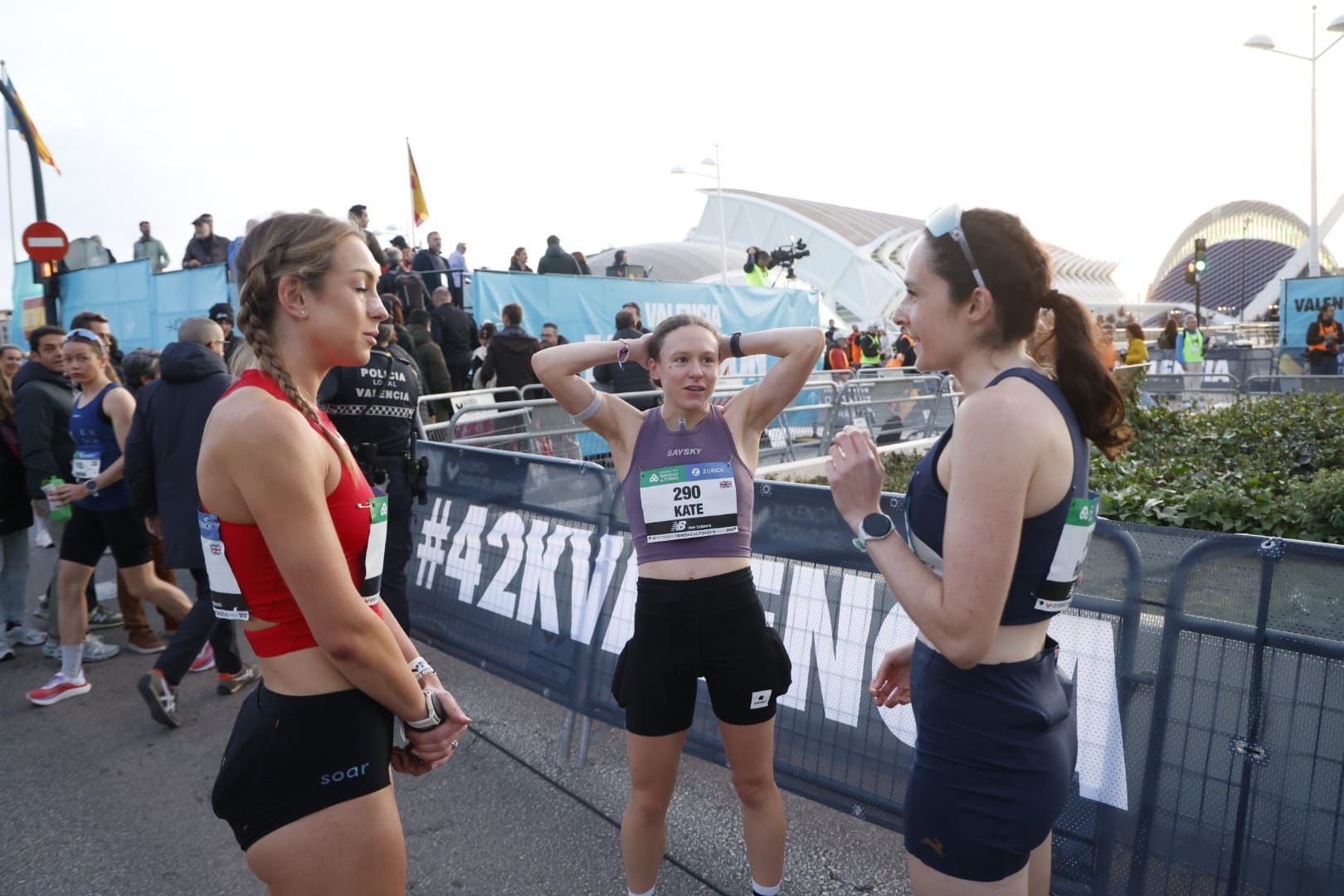 Fotos de la salida del Maratón de Valencia