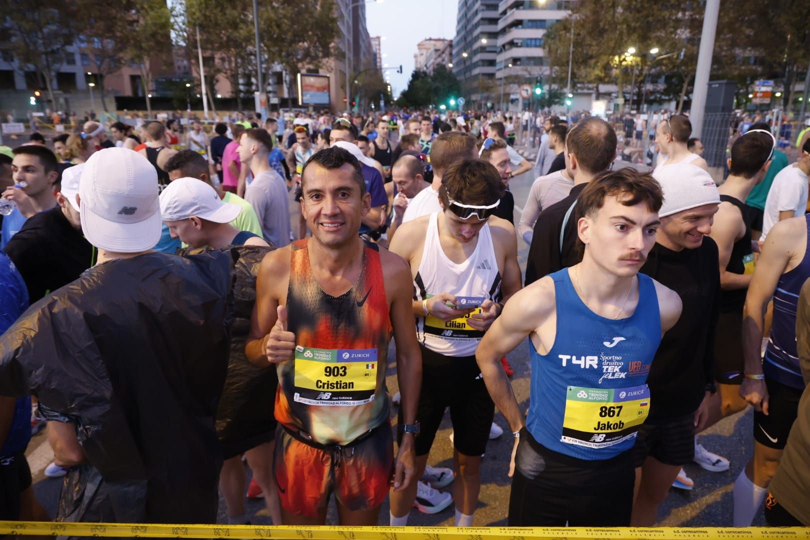Fotos de la salida del Maratón de Valencia