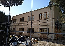 Aulas afectadas por las inundaciones en Catarroja.