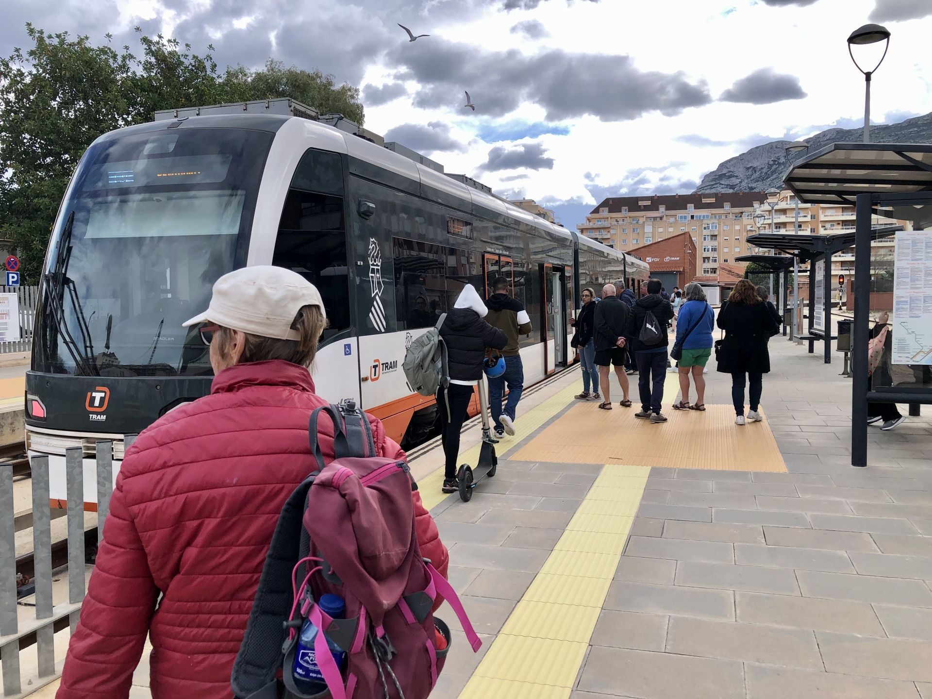La estación de Dénia de la Línea 9 del TRAM.
