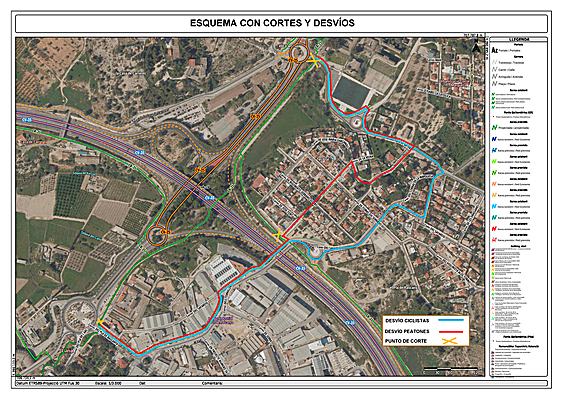 Llíria inicia las obras de la nueva red de agua potable junto a la CV-35 en el Prat