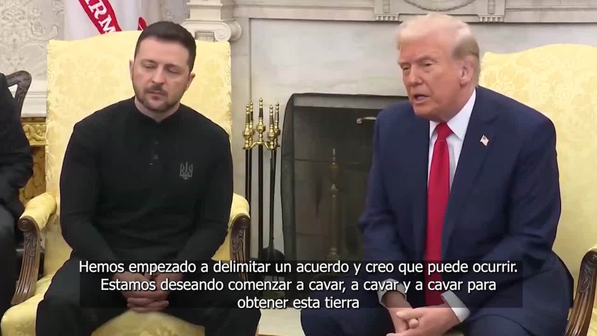 Trump dice ante Zelenski que EEUU ha comenzado a 