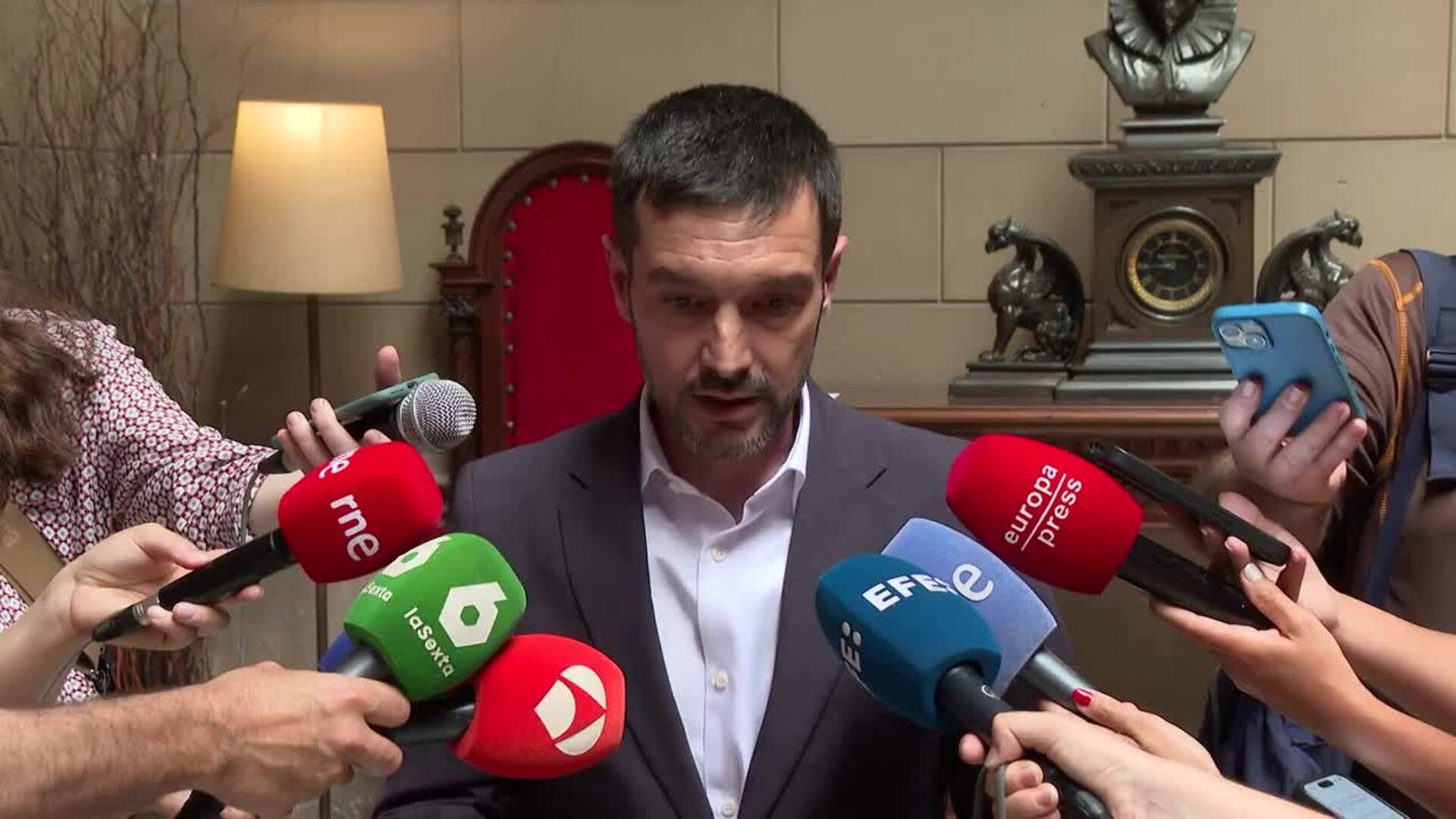 Bustinduy, sobre amnistía: "Es buena noticia que se corrija lo que no tenía que haber sucedido"