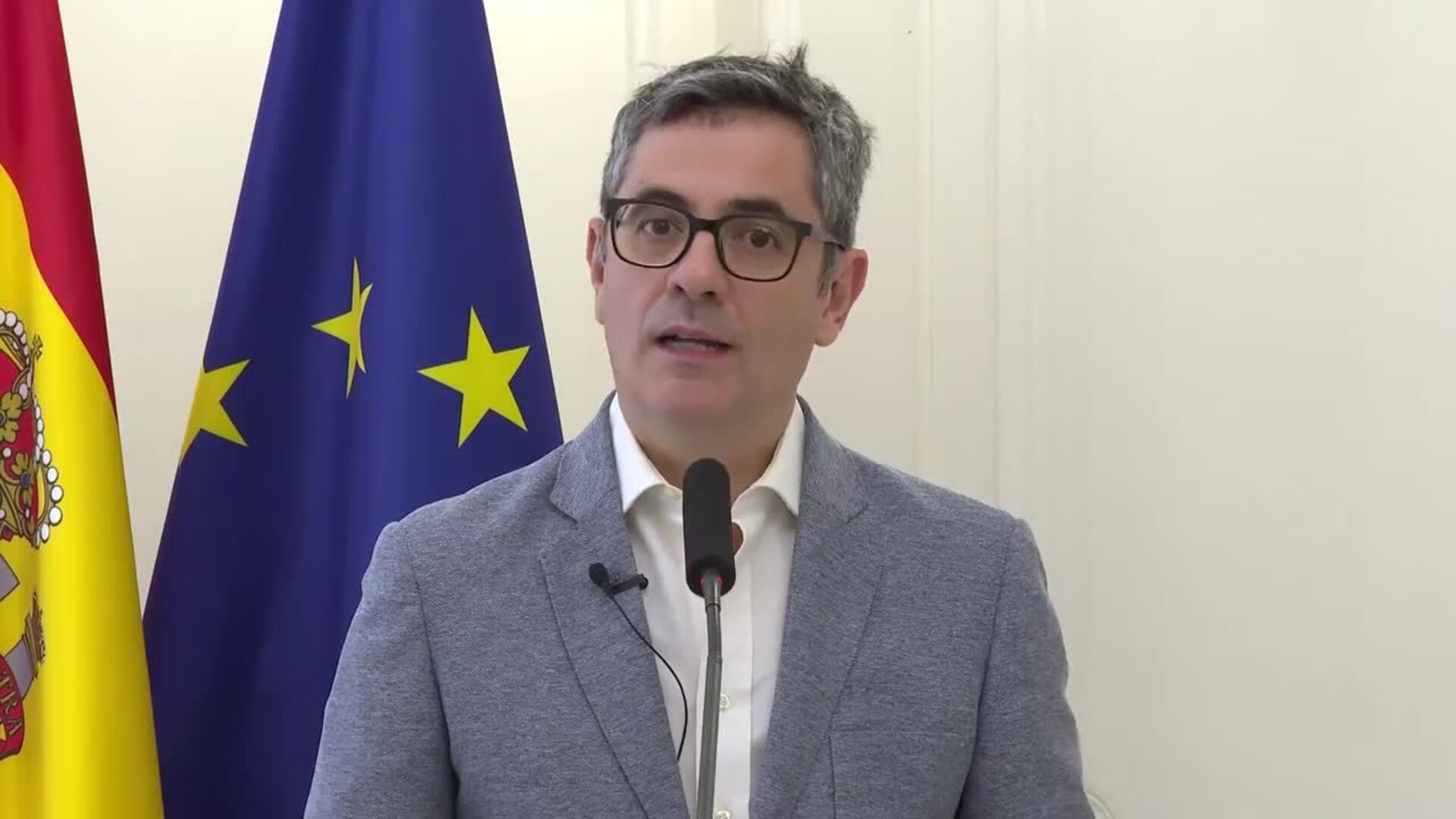 Bolaños pide a PP y Vox que digan "una línea" de la reforma que afecte a independencia judicial