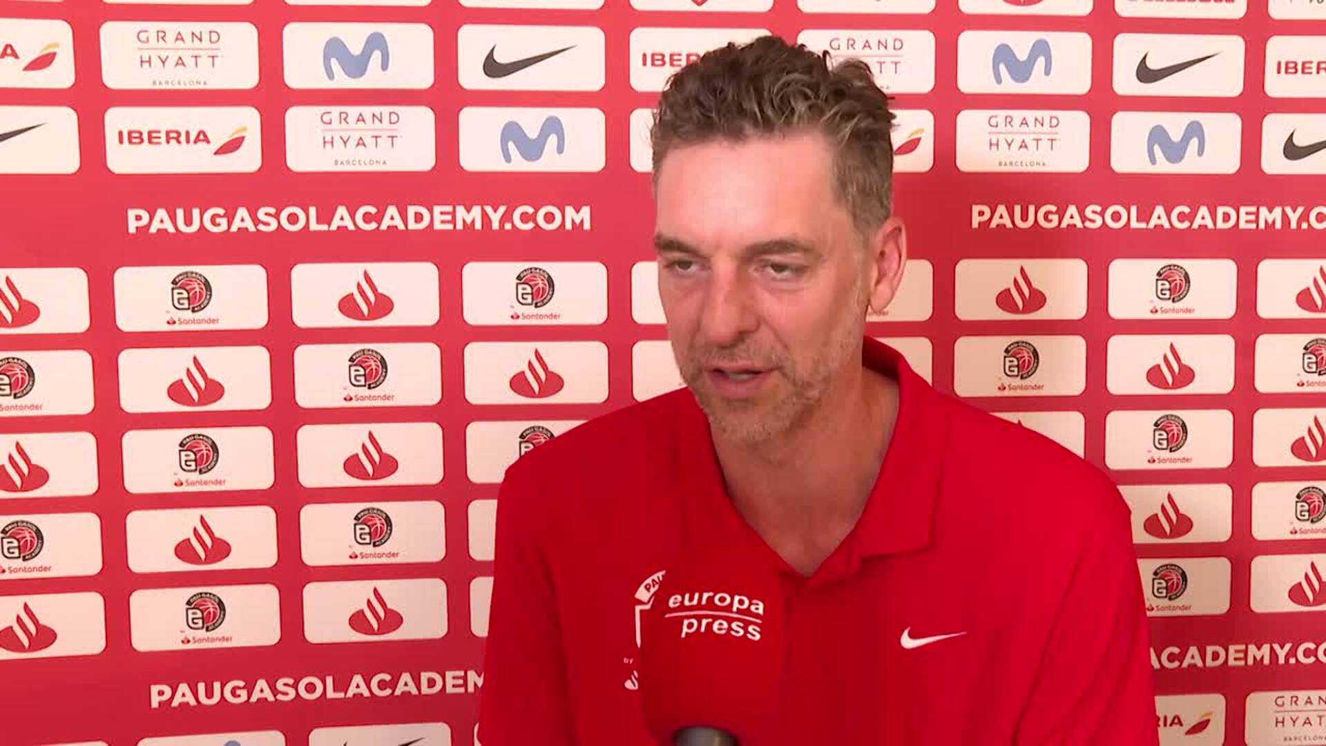Gasol: "Es la única semana en que me pongo las bambas y juego a baloncesto en todo el año"