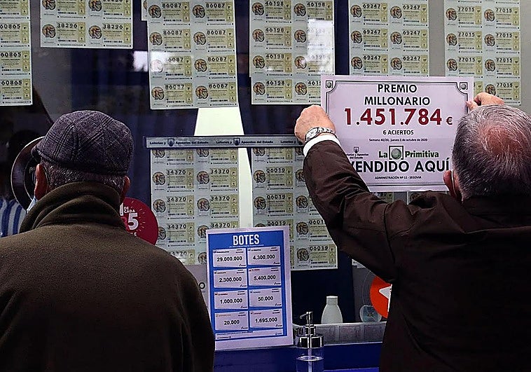 Resultados de La Primitiva de hoy lunes: un jugador gana 1.022.624 euros en un municipio de 3000 vecinos