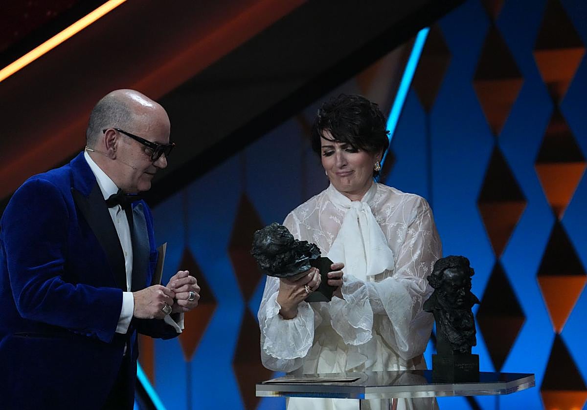 Silvia Abril en la entrega de los premios Goya 2026