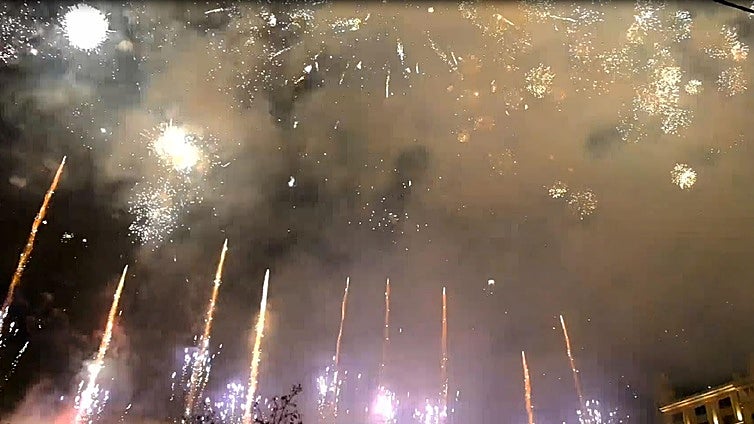 Vídeo: así fue el espectacular castillo del viernes 6 de marzo en las Fallas de Valencia