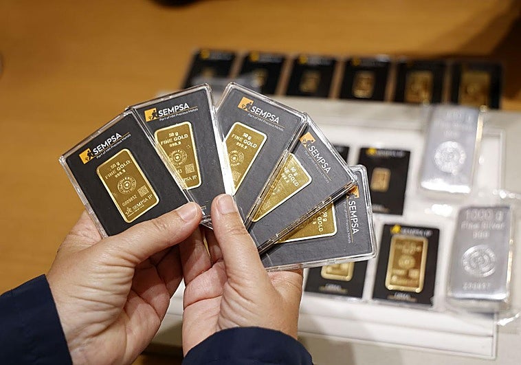 El precio del oro se desploma: así es la cotización desde el 23 de marzo