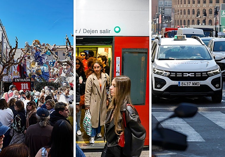 Menos obstáculos en las aceras y más facilidades para taxis y EMT para que moverse Fallas no sea un drama