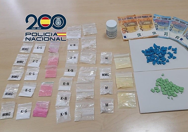 La Policía confisca droga 'zombi' y arresta a cuatro traficantes que operaban en el centro de Valencia
