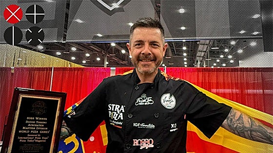 El valenciano Francis Tolu conquista Las Vegas con su pizza acrobática